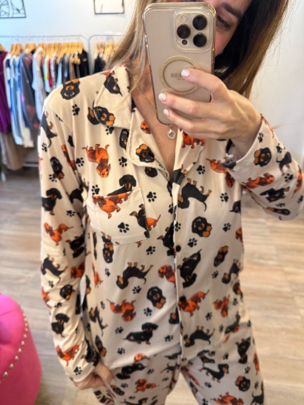 Producto - Pijama Camisero perritos