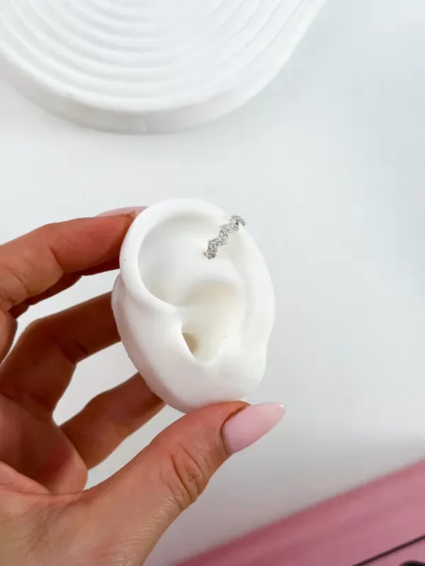 Producto - Cuff Silver Strass