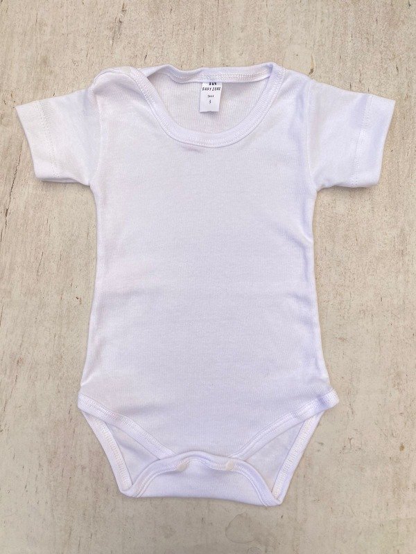 Producto - Body blanco liso VERANO 12/24M pack x6unid