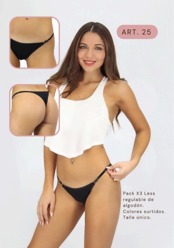 Producto - Pack x3 Colaless Regulable (Vella25)