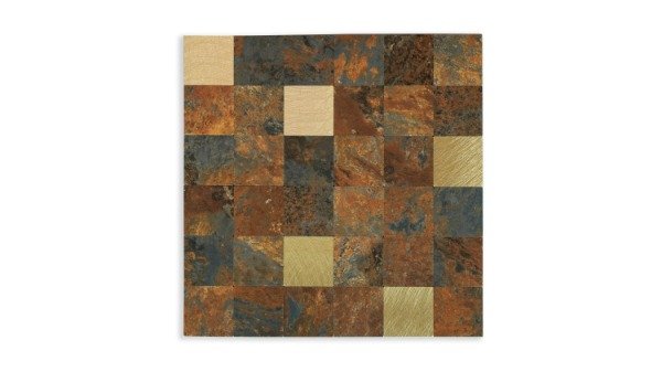 Producto - Mosaico autoadhesivo Goethita Cobre 30 x 30 cm Muresco