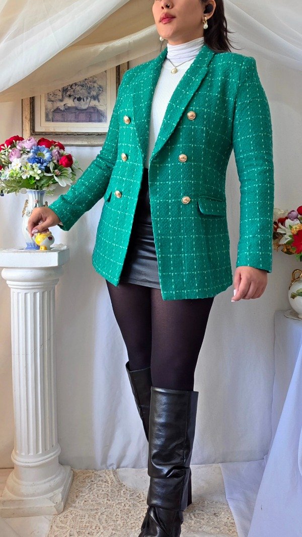 Producto - Blazer Elise Verde! IMPORTADO NUEVO