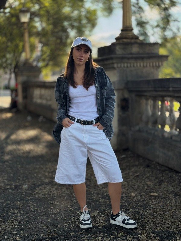 Producto - BERMUDA BAGGY BLANCO