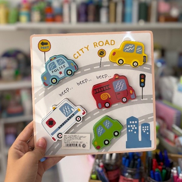 Producto - Rompecabezas con Figuras Encastrables 22X22cm 7118