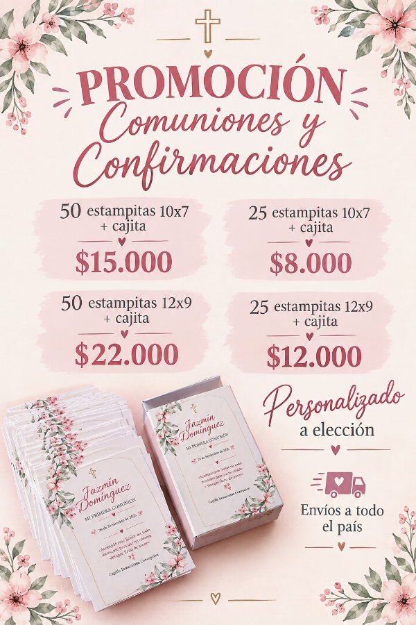 Producto - Promoción comuniones y confirmaciones - 0