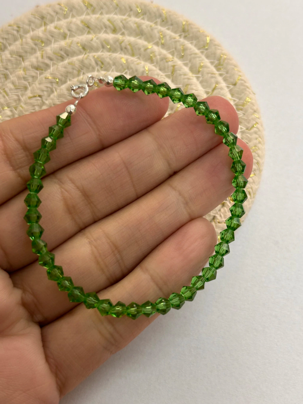 Producto - Pulsera cristal verde