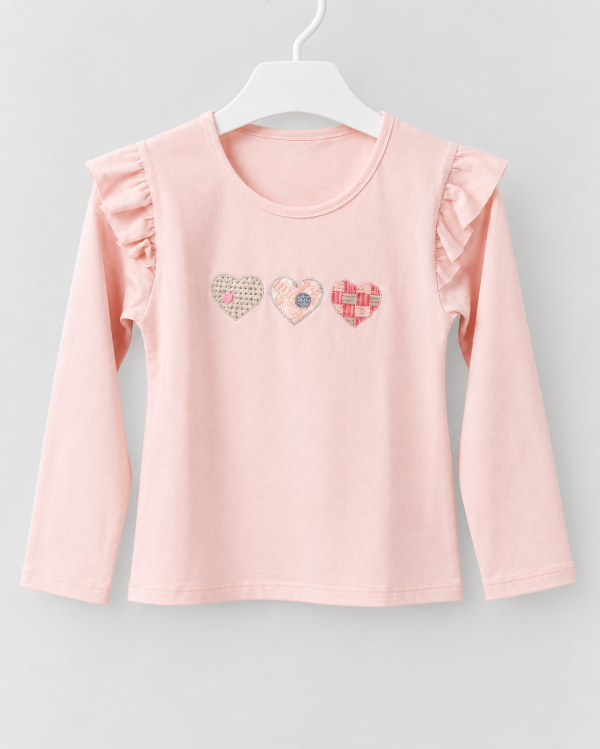 Producto - Remera Rosa Corazones - 0