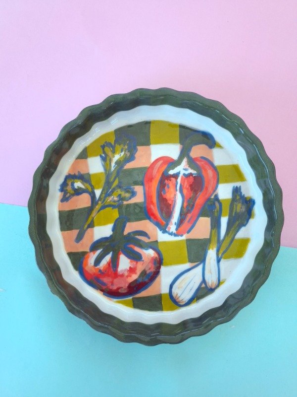 Producto - Tartera Verduras verde y piel