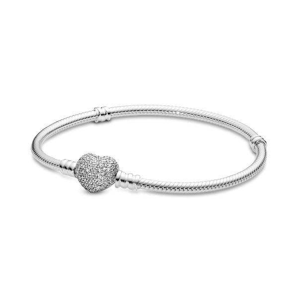 Producto - Pulsera Corazón Cubic Pandora Plata 925