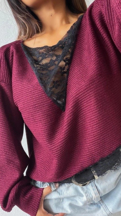Producto - Sweater Encaje Paris