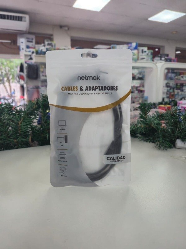 Producto - Cable USB a Mini USB 5p 1,8m Netmak NM-C20