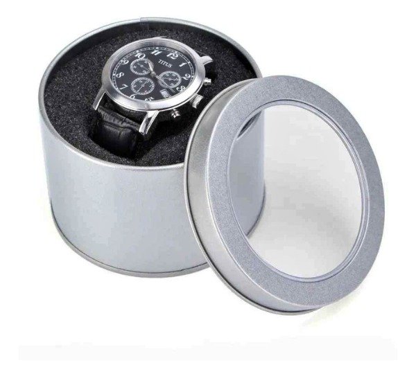 Producto - Lata Estuche de aluminio con tapa/visor.