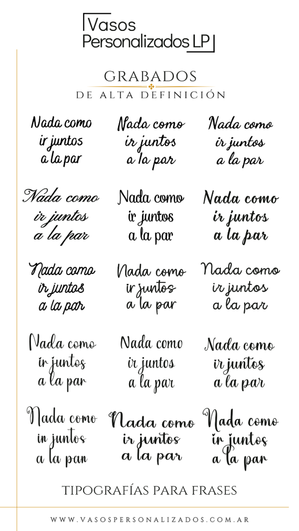 Producto - Tipografías - Frases - 3