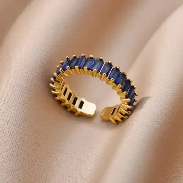 Producto - Anillo Zircon Azul