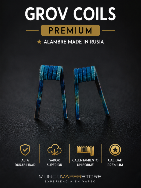 Producto - GROV COILS - ZEUS (FUSED ALIEN ) GUIA 2,5 MM- (ALAMBRE RUSO)