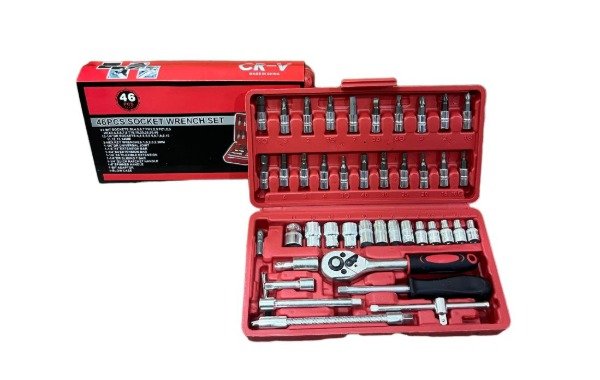 Producto - Llave crique con 46 piezas en caja