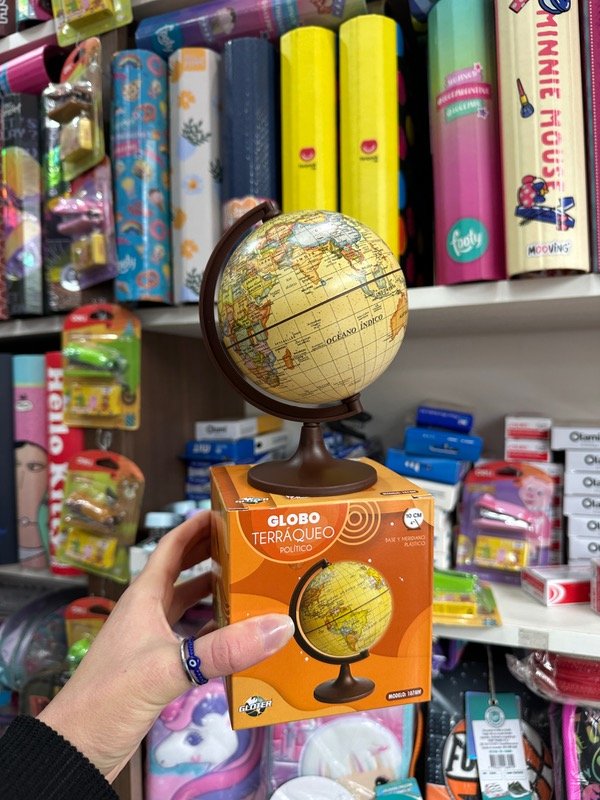 Producto - Globo Terraqueo Politico Vintage 10cm