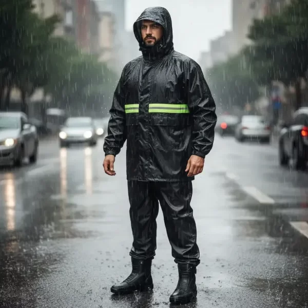 Producto - Piloto de Lluvia Impermeable 2 Piezas para Moto o Bicicleta - 0