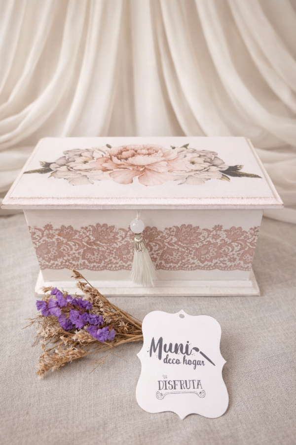 Producto - Caja de 2 div floral