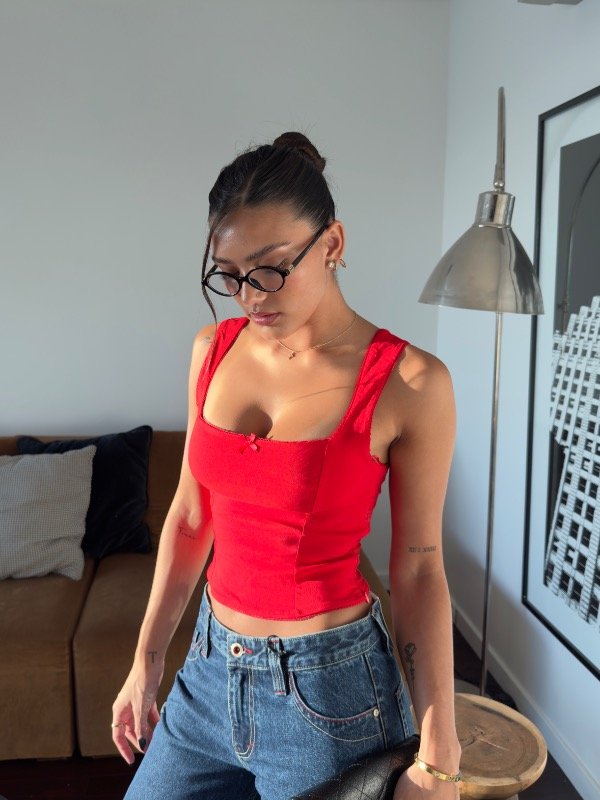 Producto - Top corset fuego Bershka Talle M