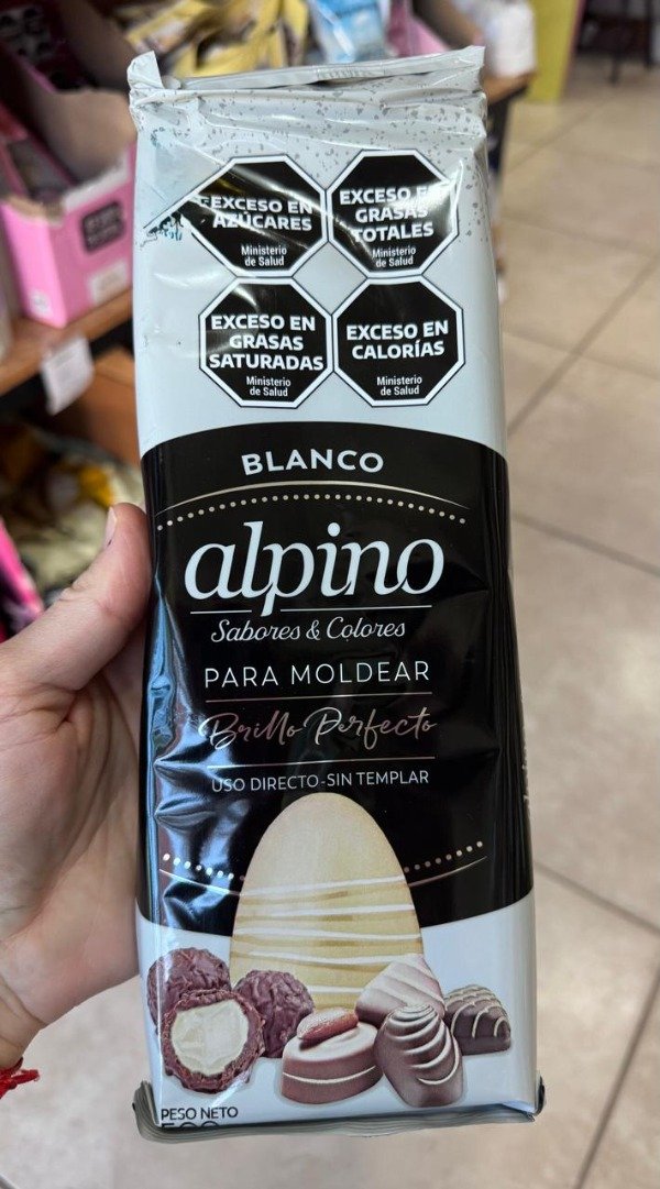 Producto - Chocolate Alpino BLANCO lodiser tableta x500 gr