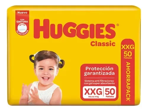 Producto - HUGGIES CLASSIC TALLE XXG X 50
