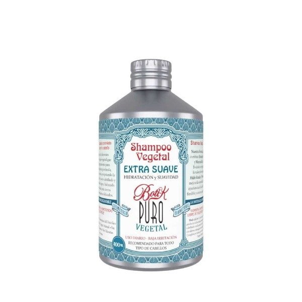 Producto - Shampoo Fluido Vegetal Sin Gluten Vegano BOTIK PURO 400 Grs