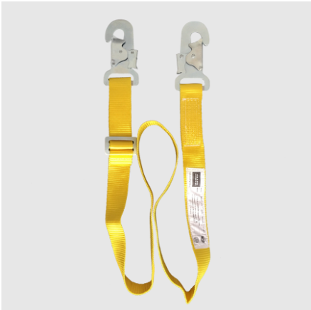 Producto - Cola de amarre sujeción regulable de 1.5 MT mosquetón 18 MM. Máximo Esfuerzo