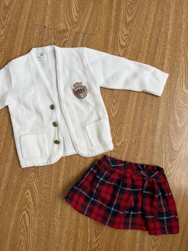 Producto - Saco TM España 2 años blanco