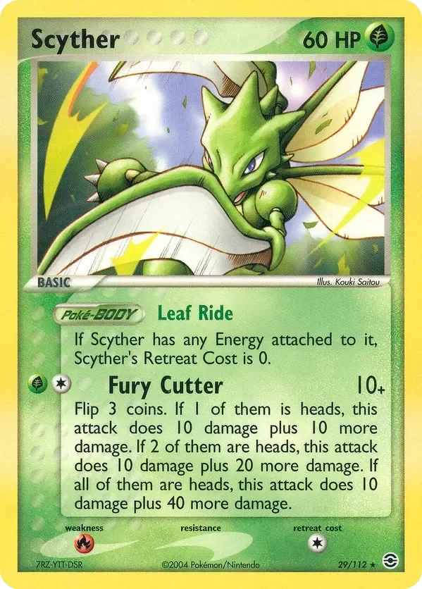 Producto - Scyther 029/112 - FireRed and LeafGreen