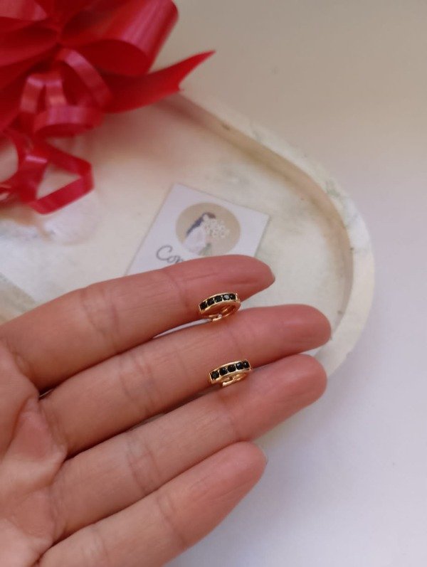 Producto - Argollitas Piedra Negra - 1