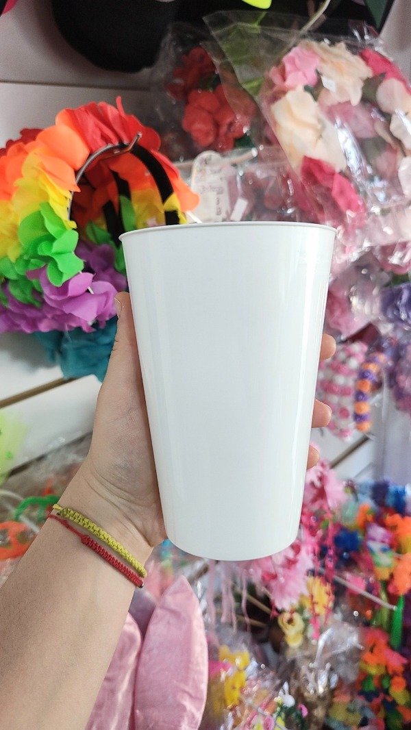 Producto - Vaso Recto Blanco 750 cc