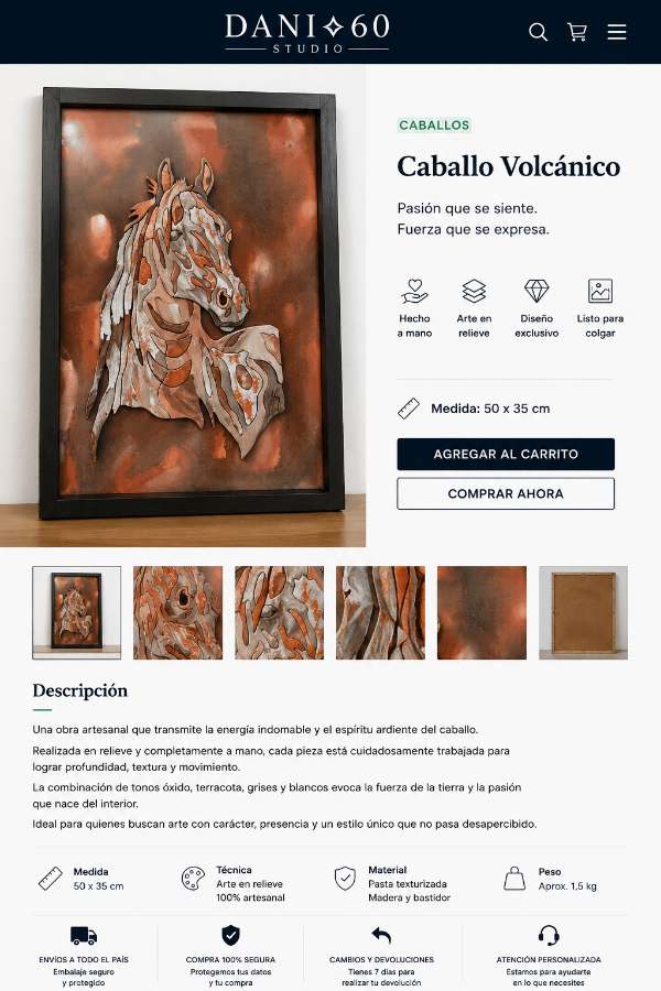 Producto - Caballo Volcanico