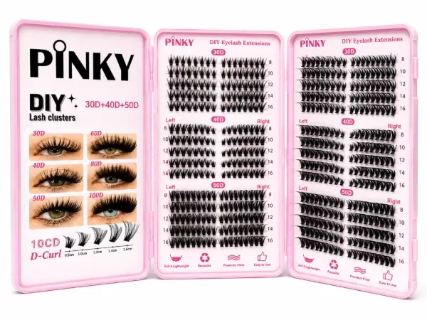 Producto - PESTAÑAS PINKY 30D + 40D + 50D