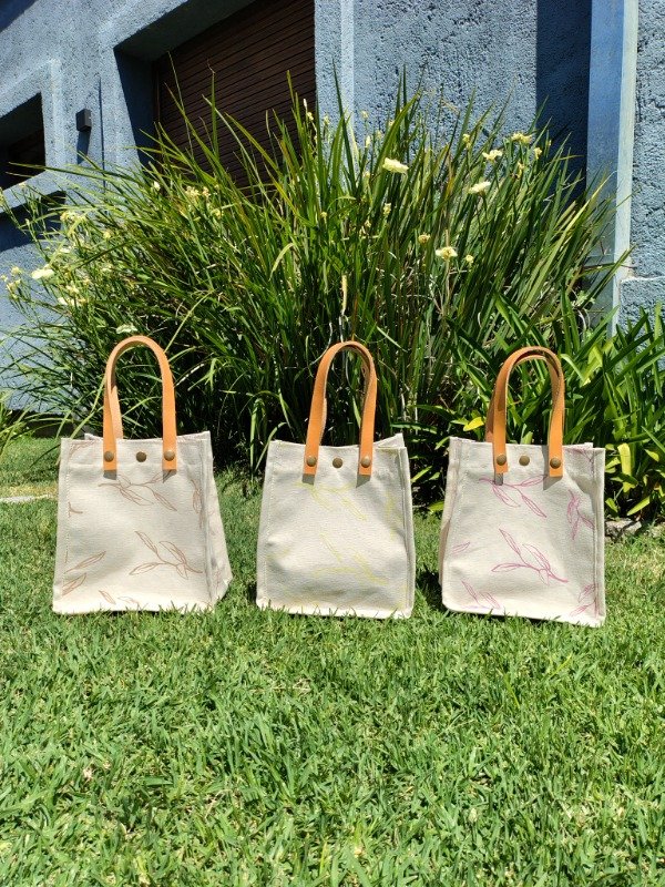 Producto - Bolso Natural Mini Matero Salvia Rosa Confites