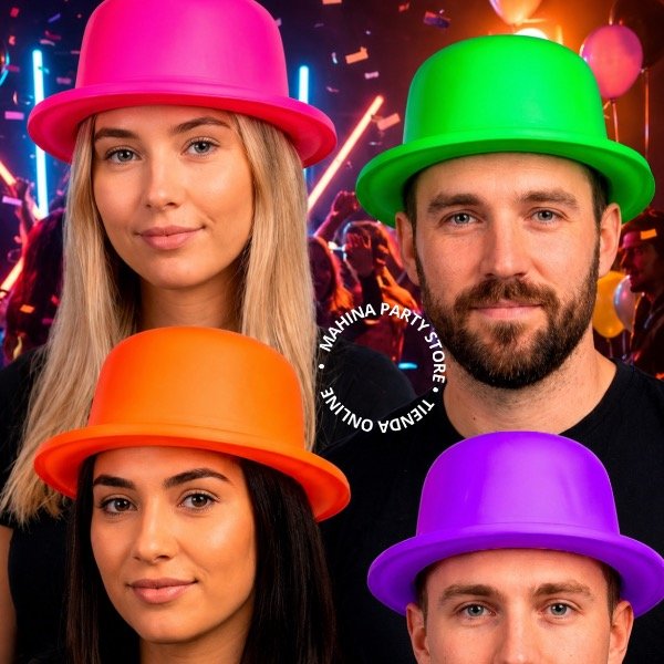 Producto - Gorro bombín flúor