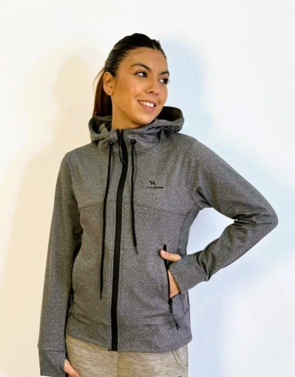 Producto - Campera Térmica Deportiva c/ Capucha y Cierre
