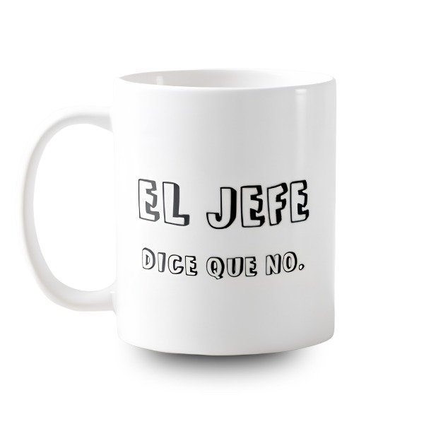 Producto - Taza de Cerámica Oficina - El jefe dice que no -