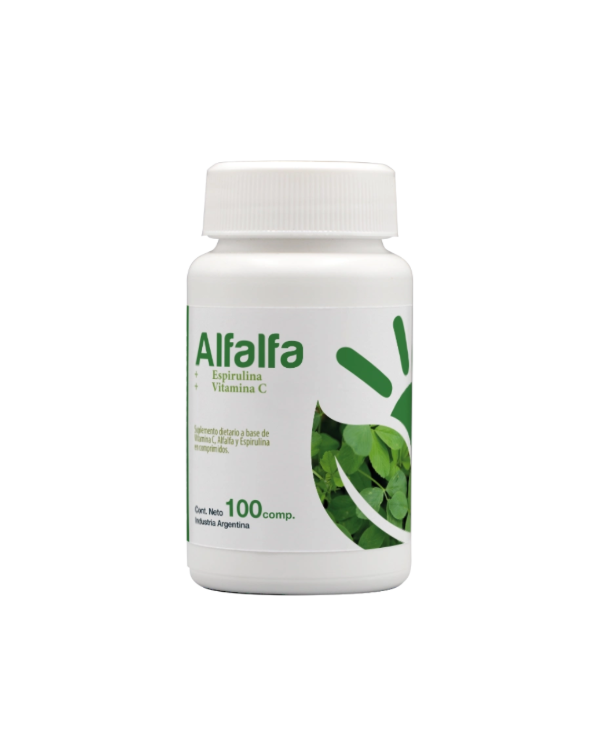 Producto - Alfalfa + Espirulina + Vit. C x 100 compr.