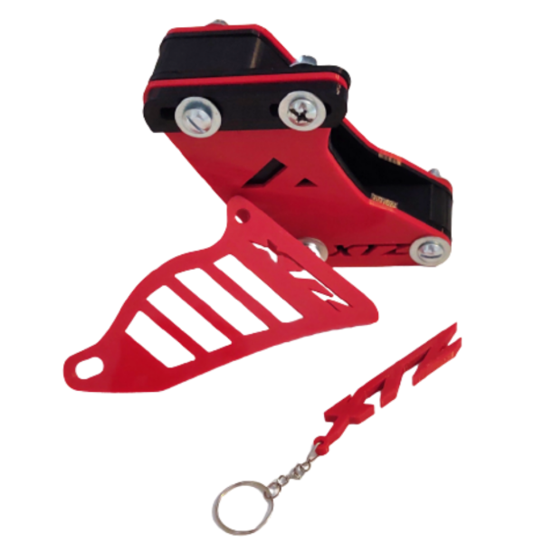 Producto - Kit Guia De Cadena Y Cubrepiñón + Llavero Yamaha Xtz 125 - 0