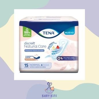 Producto - TENA DISCREET NATURAL CARE PROTEC. S/A X 15U.
