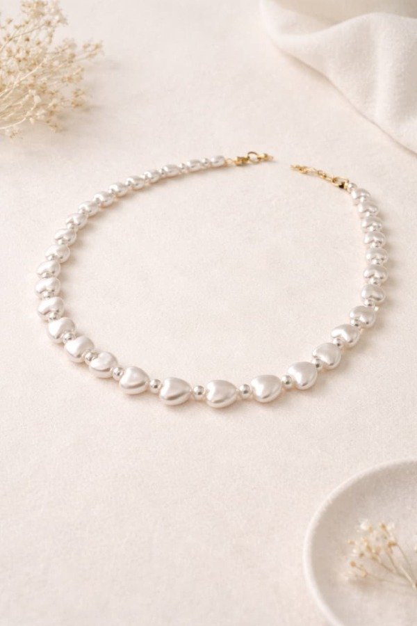 Producto - Choker Corazón de Perla
