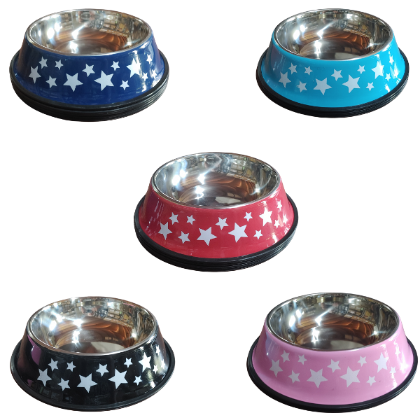 Producto - Comedero para perros grandes en colores y estampados base 29 cm - 2