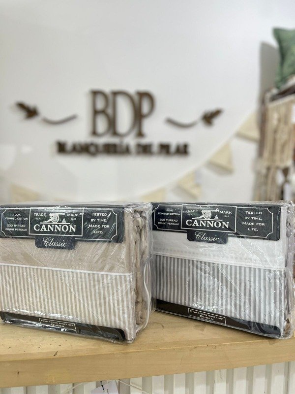 Producto - Juego de Sabanas Algodon 200hilos Queen - Cannon