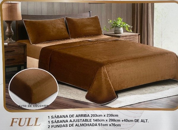 Producto - Sábanas plush full