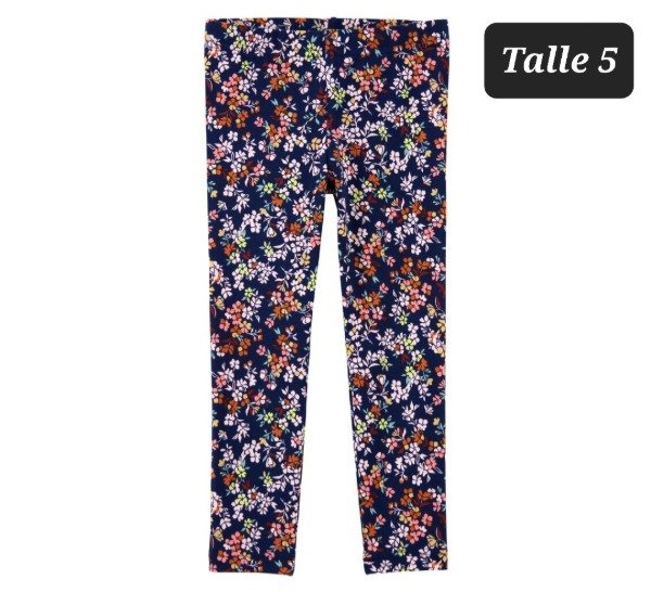 Producto - Calza carters talle 5 azul flores
