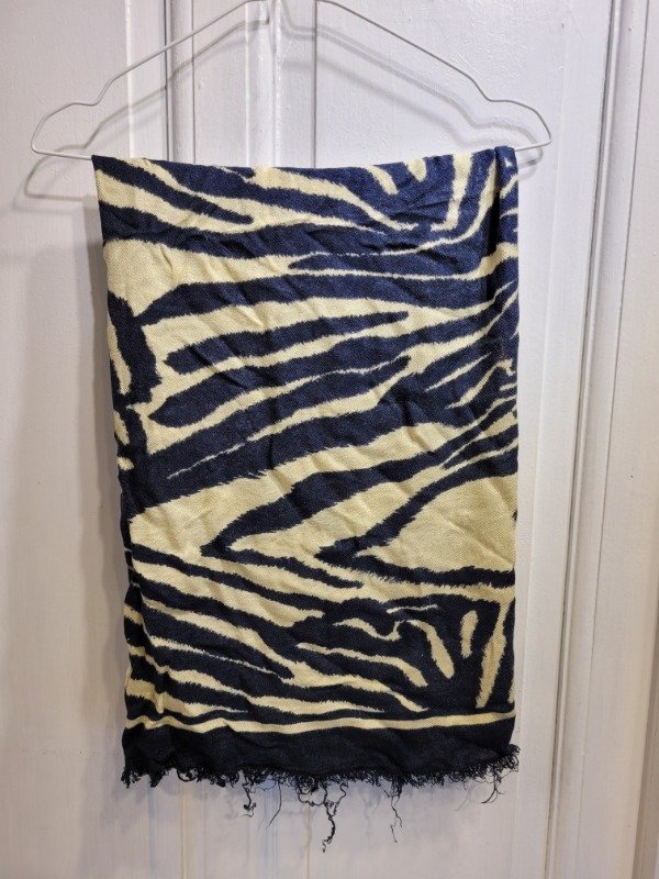 Producto - Pashmina CHER acebrada beige y negro - PRECIO: 20X