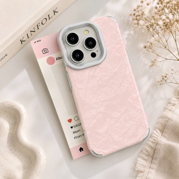 Producto - Funda rosa gamuza