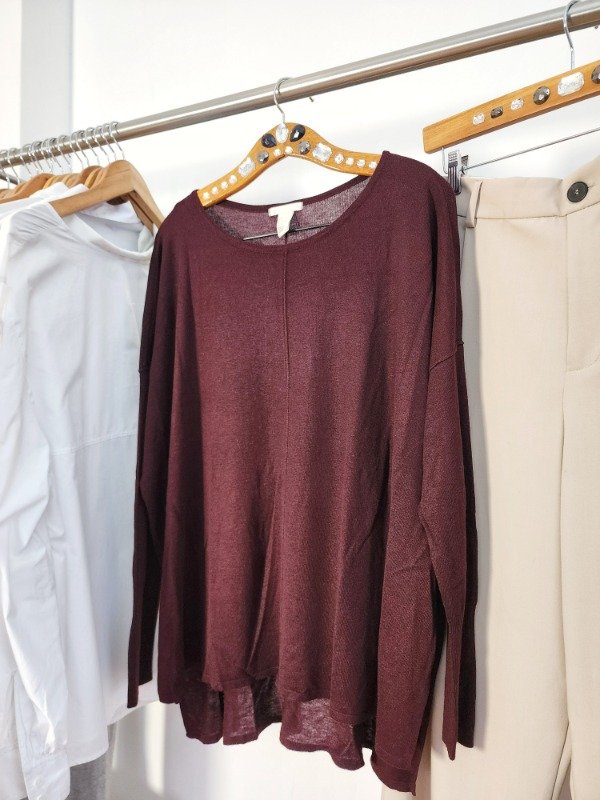 Producto - Sueter hilo bordo HyM