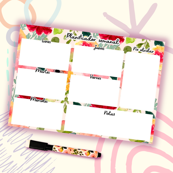 Producto - Planer Semanal Tamaño A4